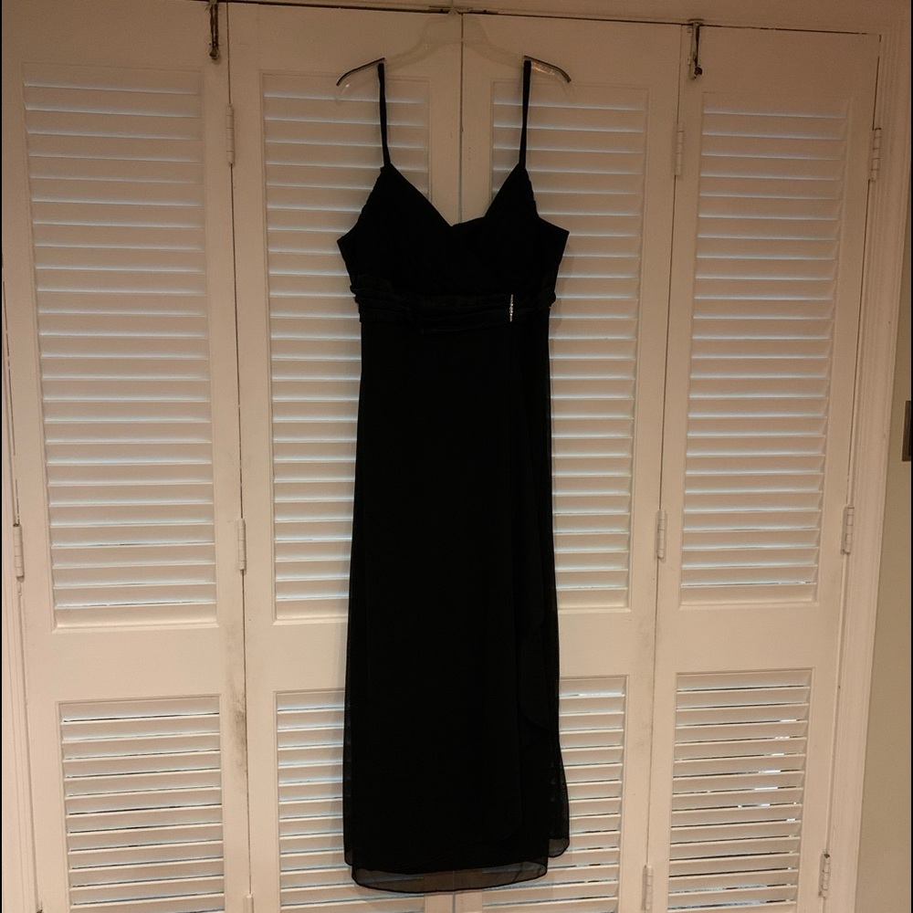 16W Jessica Howard Black Evening Dress